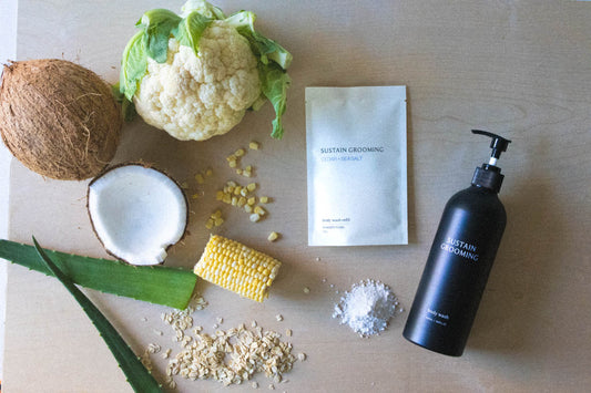 Natural body wash with some plant based ingredients